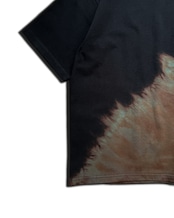【数量限定販売】ビッグシルエットタイダイブリーチポケットTシャツ 火の手