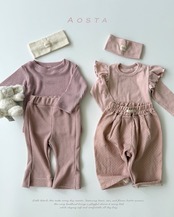韓国子供服 / 26Autumn / Aosta / エンジェルフリルTシャツ / 秋服 *S~XXL*
