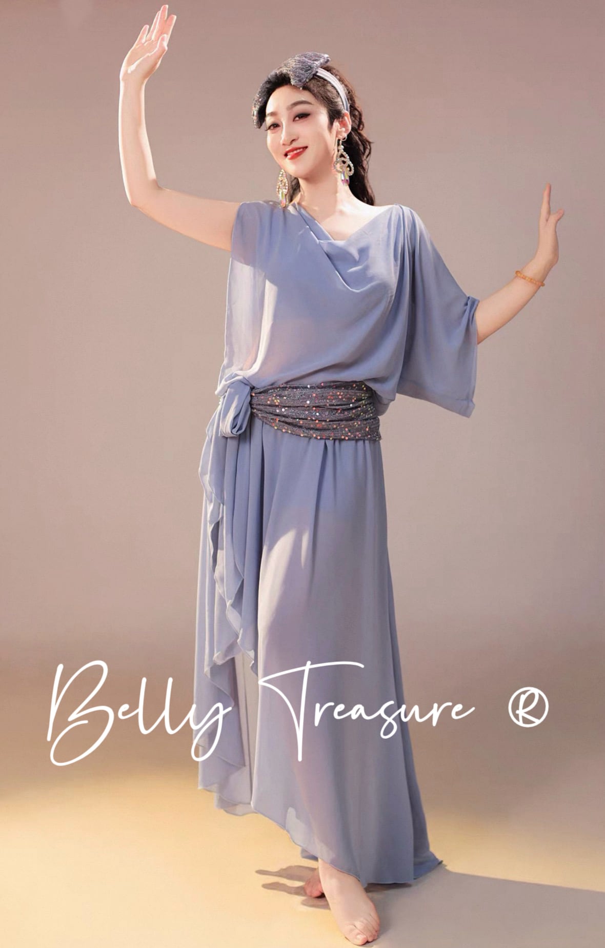 ベリーダンス 4カラー バラディドレス MDW DW328 202603 | Belly