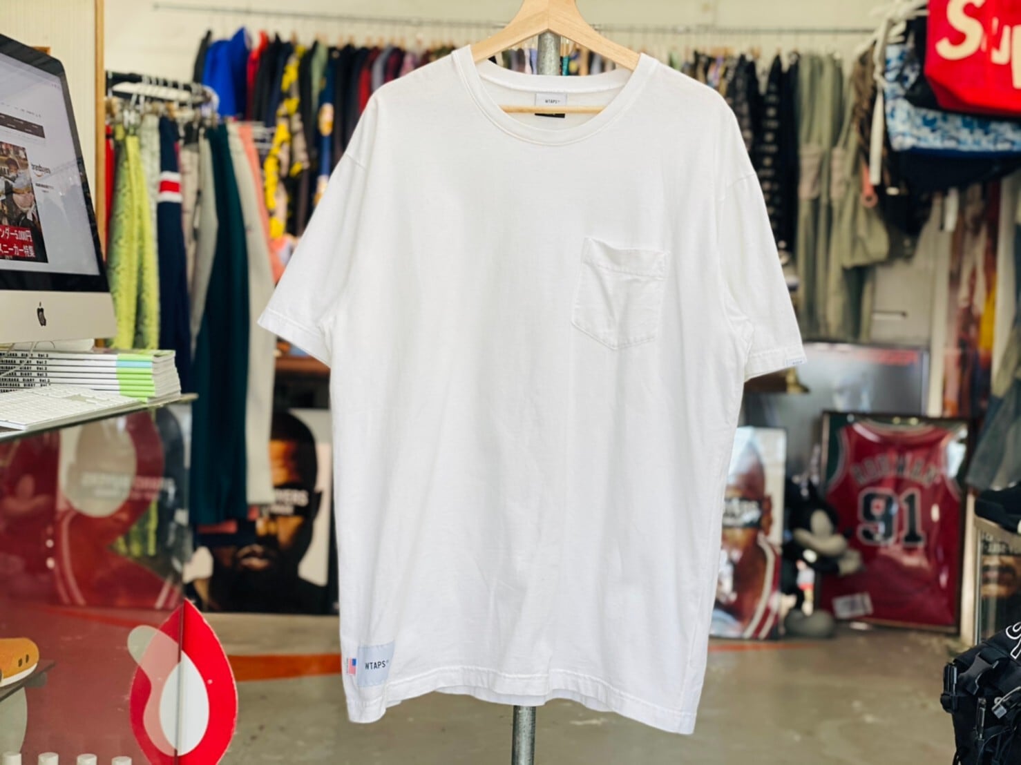 Wtaps Blank SS USA White L