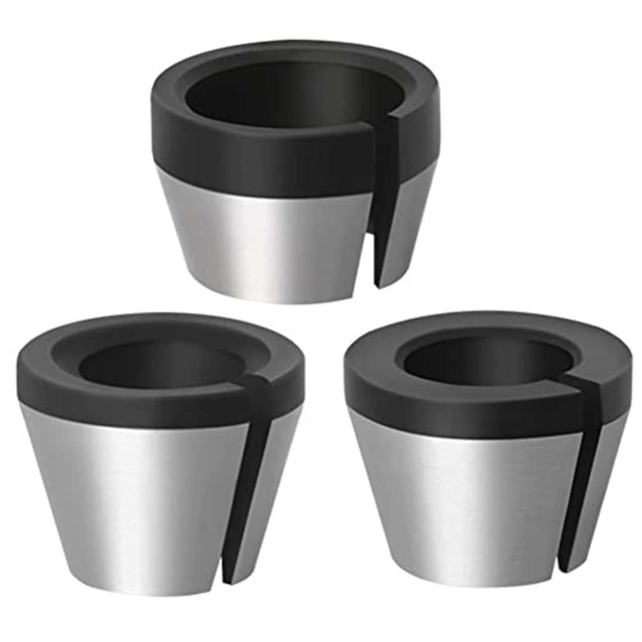 Bestgle3本セットトリマーコレットチャック 6mm/6.35mm/8mmリョービ コレットチャックトリマ用 トリマーアクセサリ コレットチャック