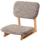 フロアチェア NOC-51BL NOC-51BR 座椅子 椅子 イス おしゃれ シンプル 低め ロースタイル 和風 布地 背もたれ リビング 一人暮らし ルームチェア ブルー ブラウン 青 茶