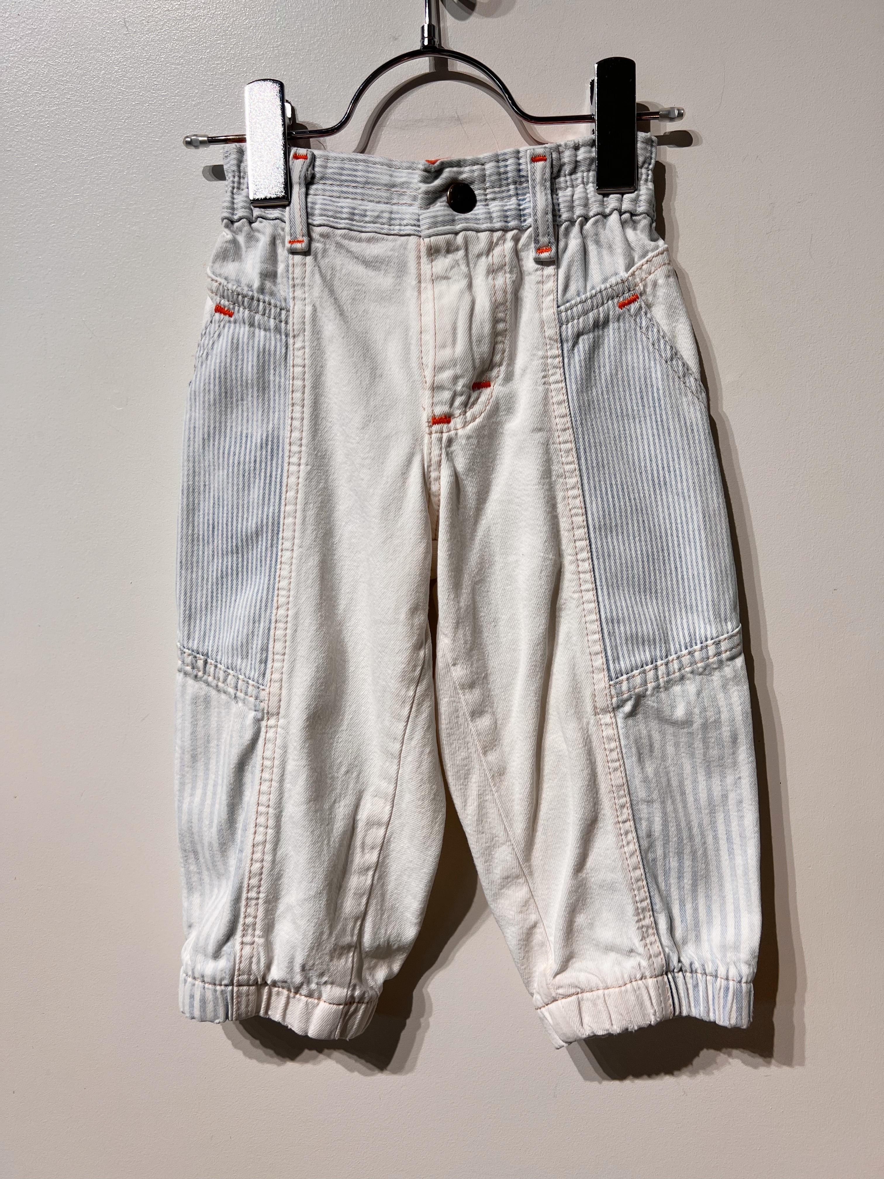 (KD675)Lee color block kids pants made in USA