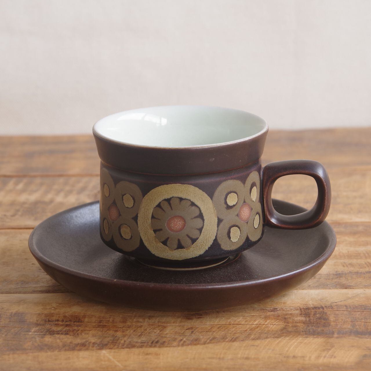 アンティーク　カップ　1つ KINTO キントー セピア カップ&ソーサー 270ml マグカップ SEPIA