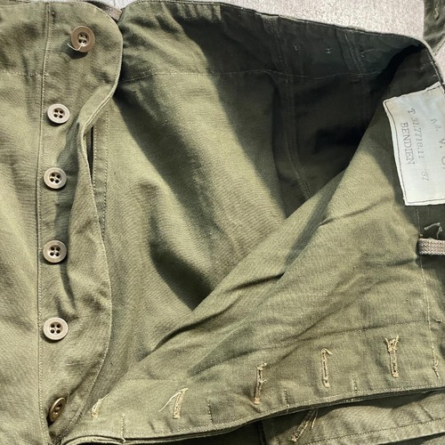 50s オランダ軍 実物 ダブルフェイス カーゴパンツ 82/85 w34 詳細写真7
