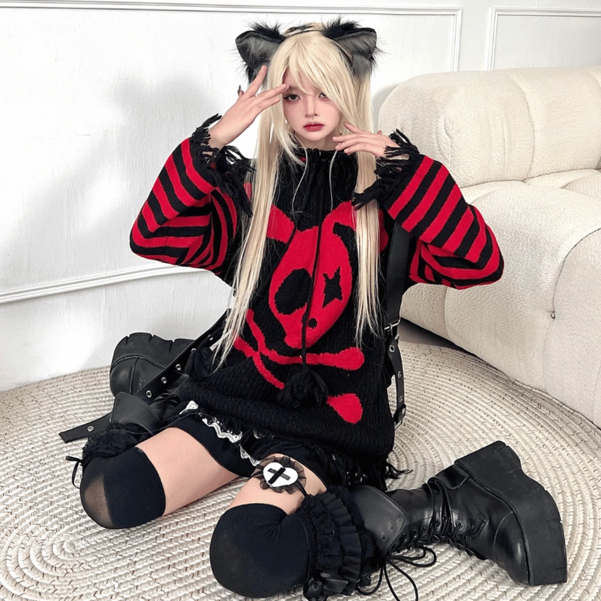 レフレム  パンツ 地雷系 ズボン トラバス  トラバストーキョー サブカル ボトムス | アクロトーキョー。