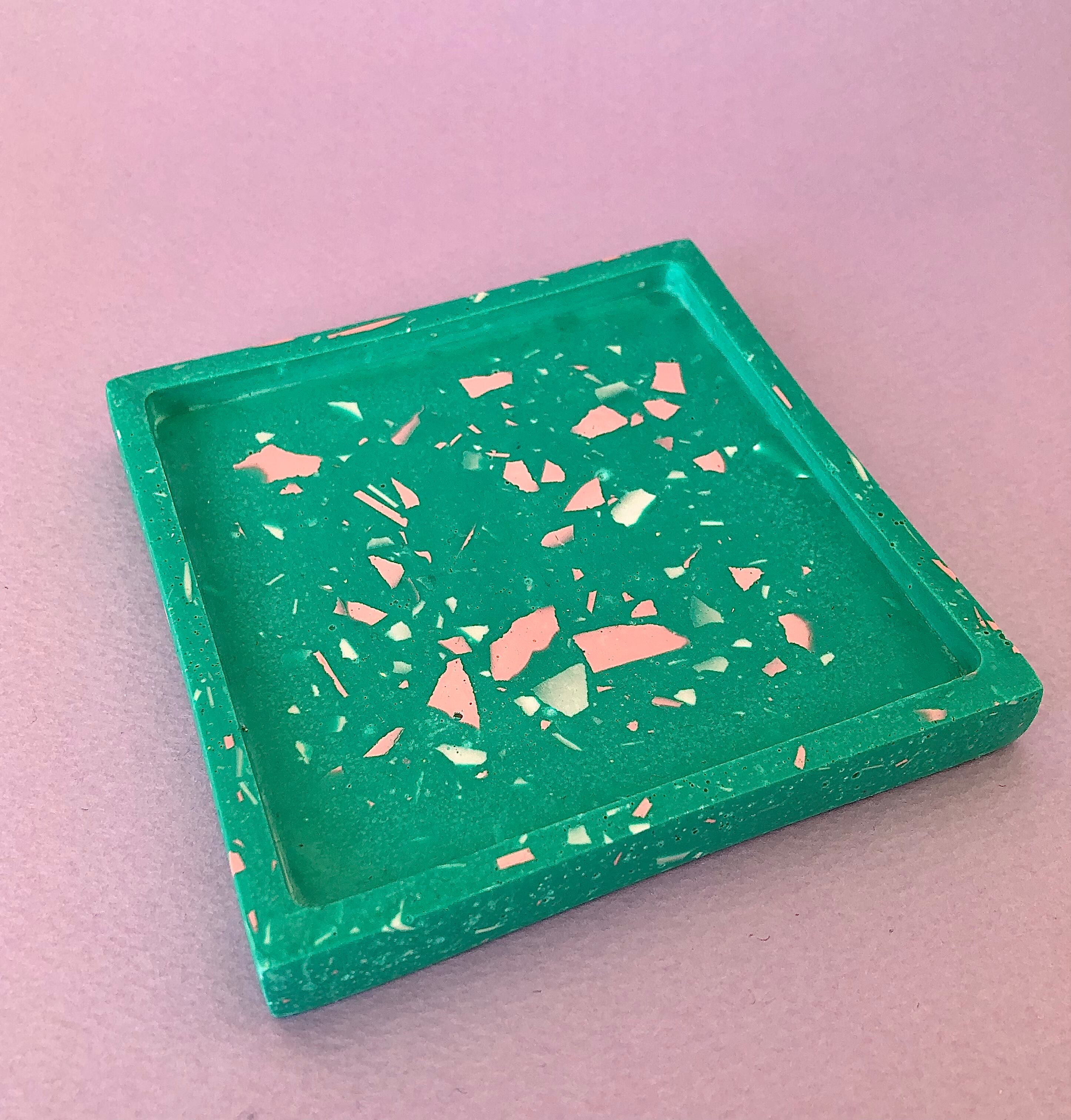 【sample sale】terrazzo テラゾー コースター マルチトレイ アクセサリートレイ 韓国インテリア