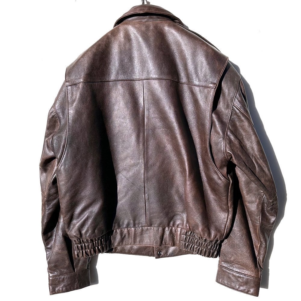 90s00s WILSONS LEATHER A-2 type レザージャケット WILSONS] Vintage A-2 Style Leather Jacket [1990s-] Vintage Type A