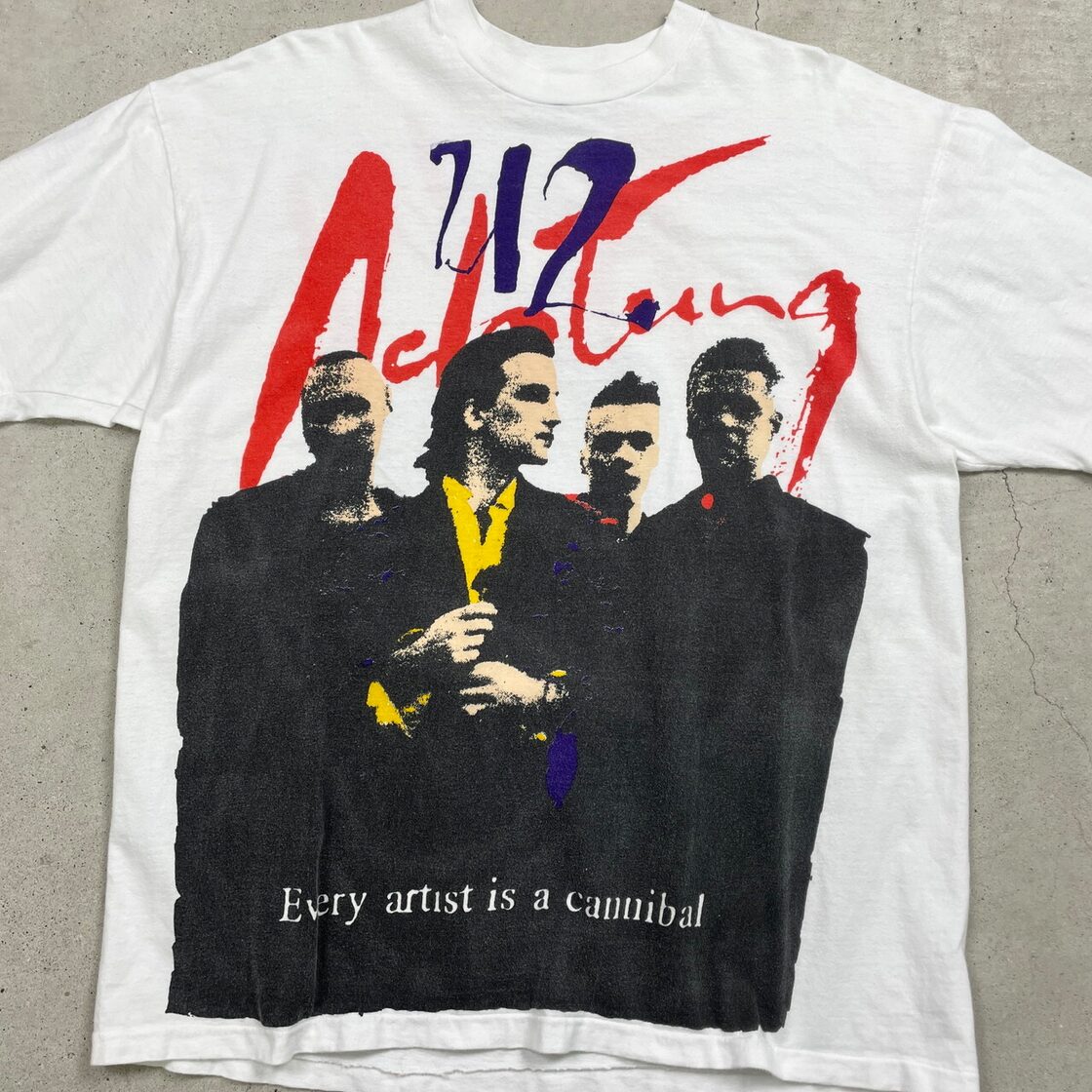 90年代 USA製 U2 ZOO TV TOUR バンドTシャツ バンT ツアーT オール  