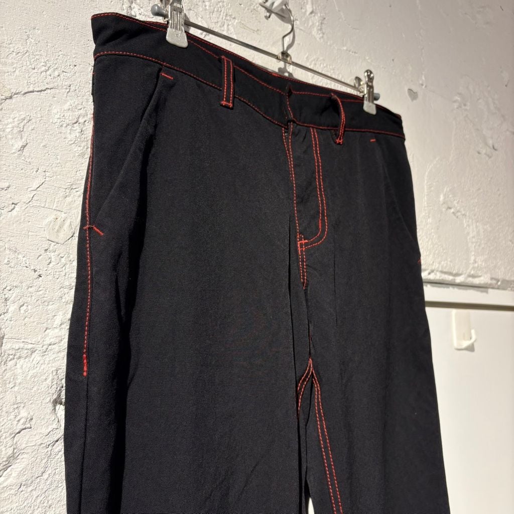 Comme des Garcons SHIRTステッチデニムワイドパンツ COMME des