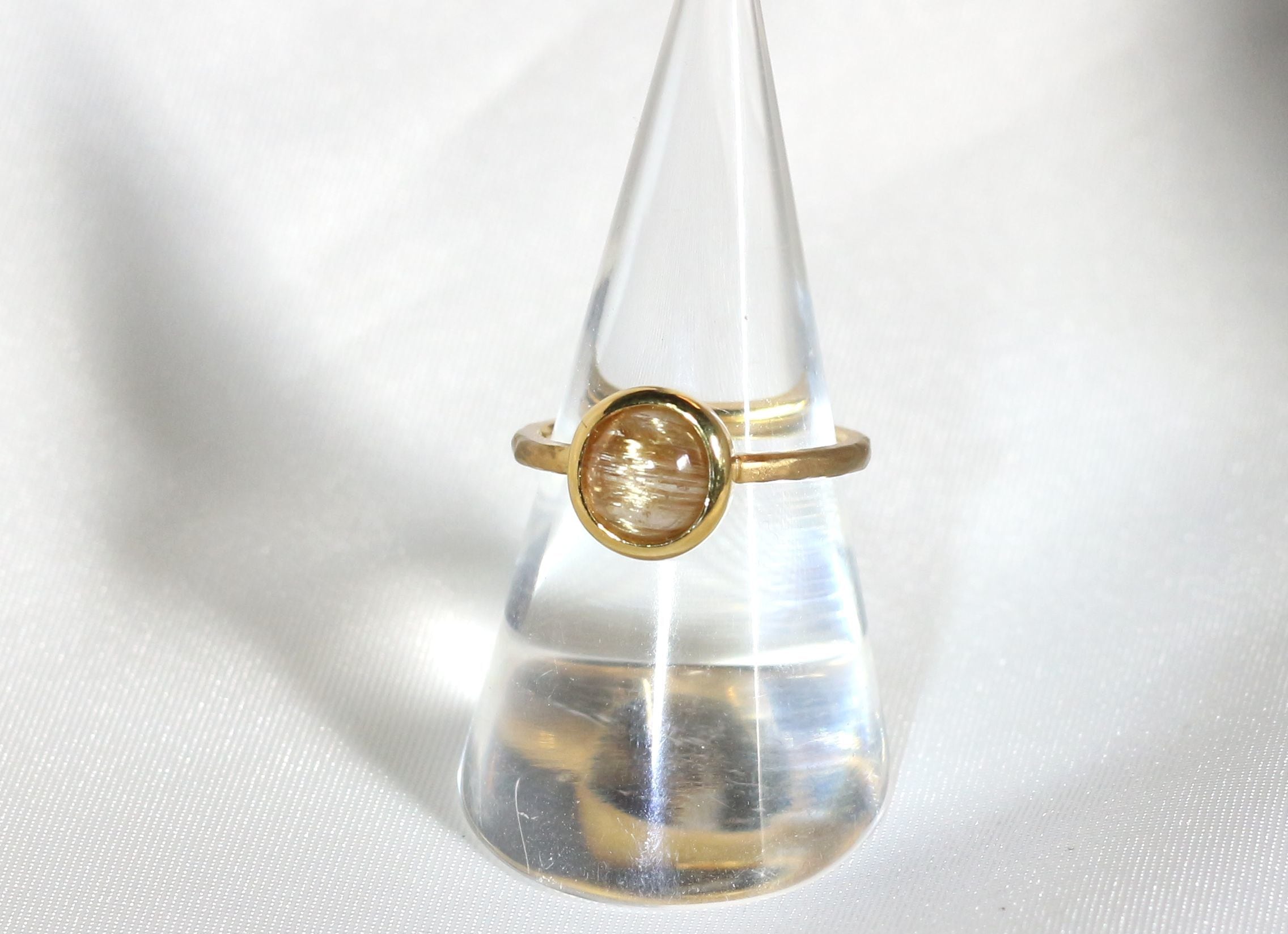 K18YG ルチルクォーツキャッツアイリング 1.56ct | Atelier Ozaki