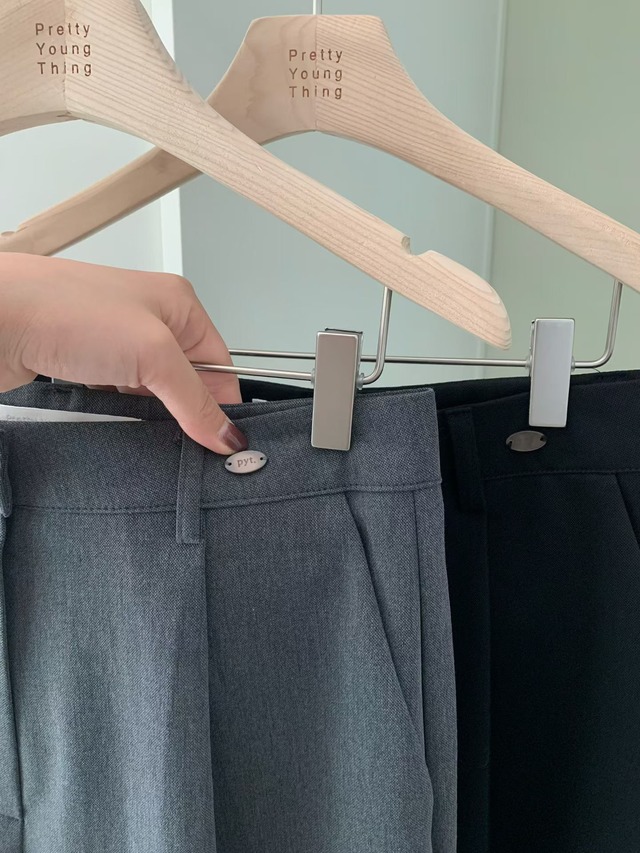 (予約) pretty young thing / Taul wool slacks pants 2color