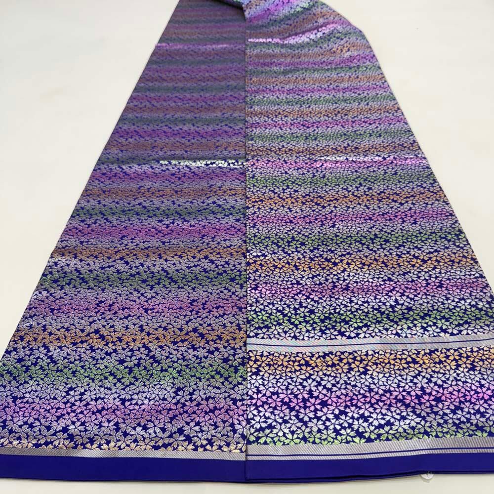 引き振袖用帯 本振袖用帯 裾引き 大振袖 全通 440cm 花嫁衣装 舞台衣装 中古 リサイクル 結婚式 婚礼 4875