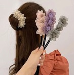 【 送料無料 1000円 ポッキリ 】 予約 シニヨンメーカー 花 ヘアアクセサリー レディース お団子メーカー 簡単 まとめ髪 フラワー 上品 華やか 和装 浴衣 結婚式 パーティー 入学式 卒業式 発表会 cw-a-6727