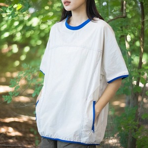 Side Pocketed Drop Shoulder T-Shirt ‐3col‐ A0397