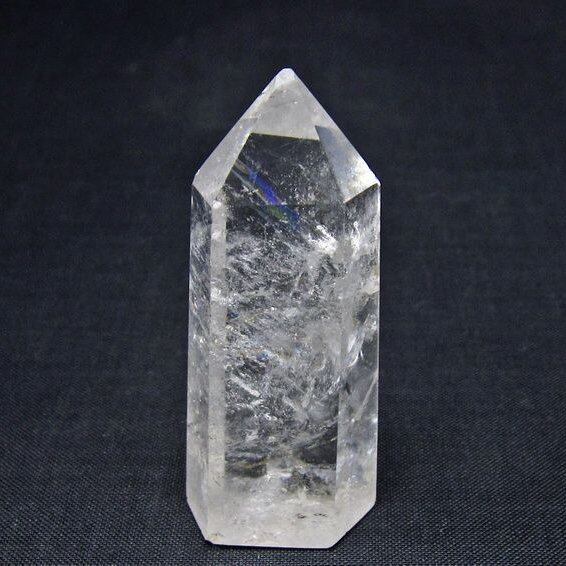 水晶 六角柱 ポイント 置物 一点物 142-10960