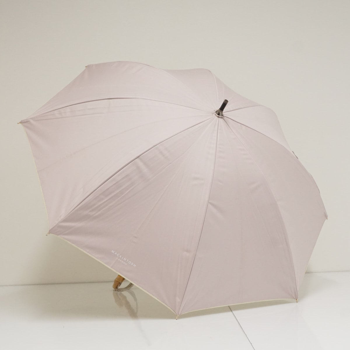 高級傘 モンブランヤマグチ USED美品 ほぐし織 和風 ネイビー 55cm