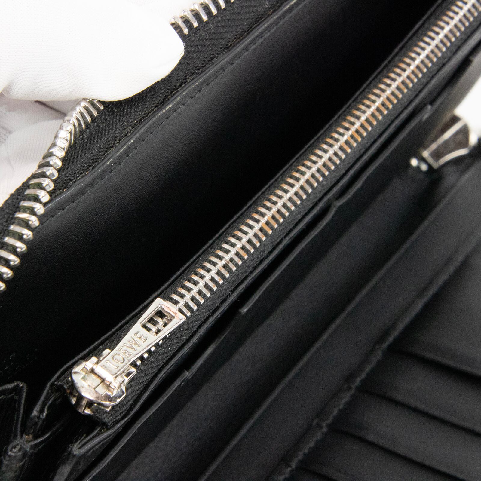 本物 送料無料 ロエベ 長財布 ラウンドファスナー メンズ レディース