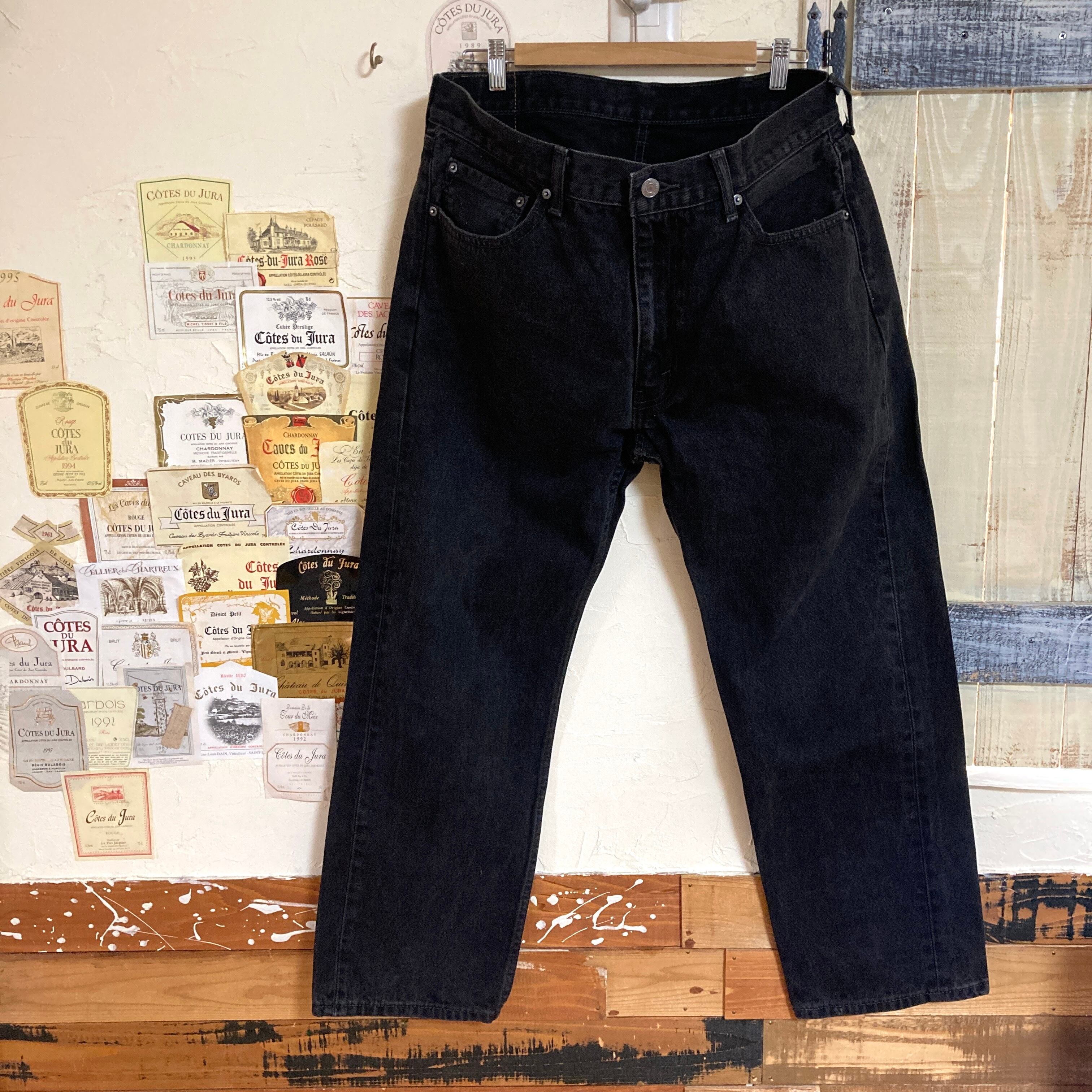 Levis 505 後染め Black Sulfa