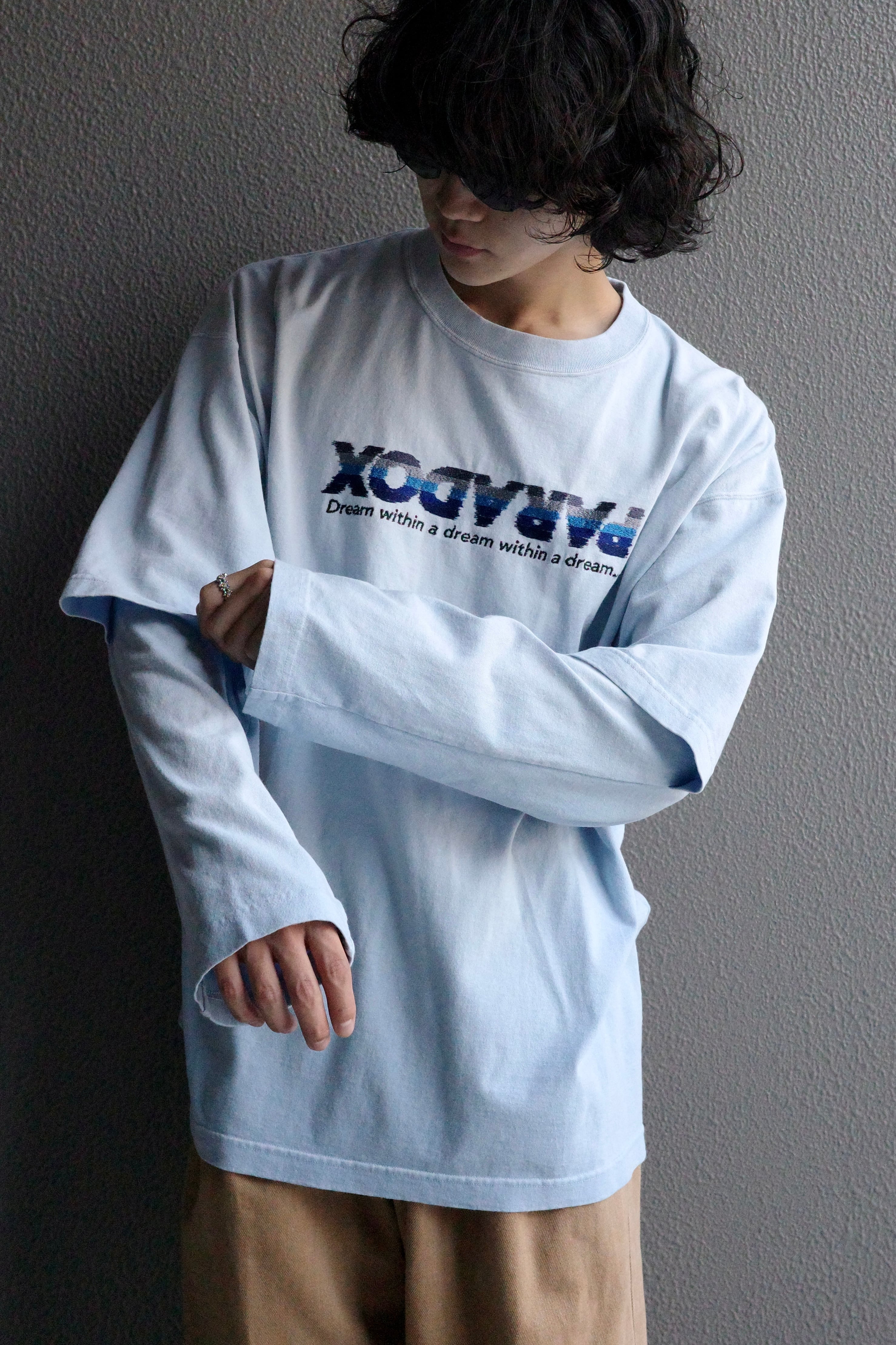 DAIRIKU rroomm 別注 Hello Embroidery T ee DAIRIKU rroomm 別注 Hello Embroidery T ee DAIRIKU - 