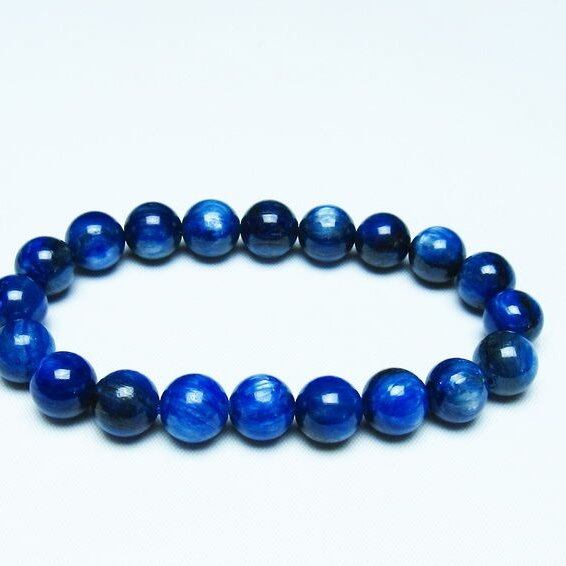 カイヤナイト ブレスレット 10mm 一点物 メール便可 [M便 1/10] 111-48077