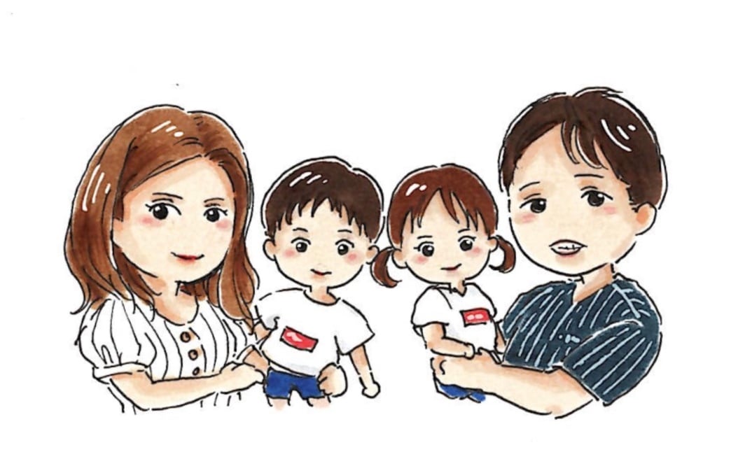 グループ似顔絵イラスト(コピック) | たけのみせ