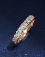 アッシャーカット ダイヤモンド デザインリング K18(PG) / VVS2-VS2 / 1.080ct