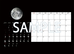 2024年版 月の満ち欠け -THE MOON- 卓上カレンダー