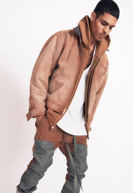 FEAR OF GOD SIXTH COLLECTION EVERYDAY FULL ZIP HOODIE BRICK SMALL  