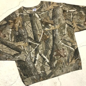 ⊕1990S REALTREE CAMO SWEAT JERZEES OLD MODEL