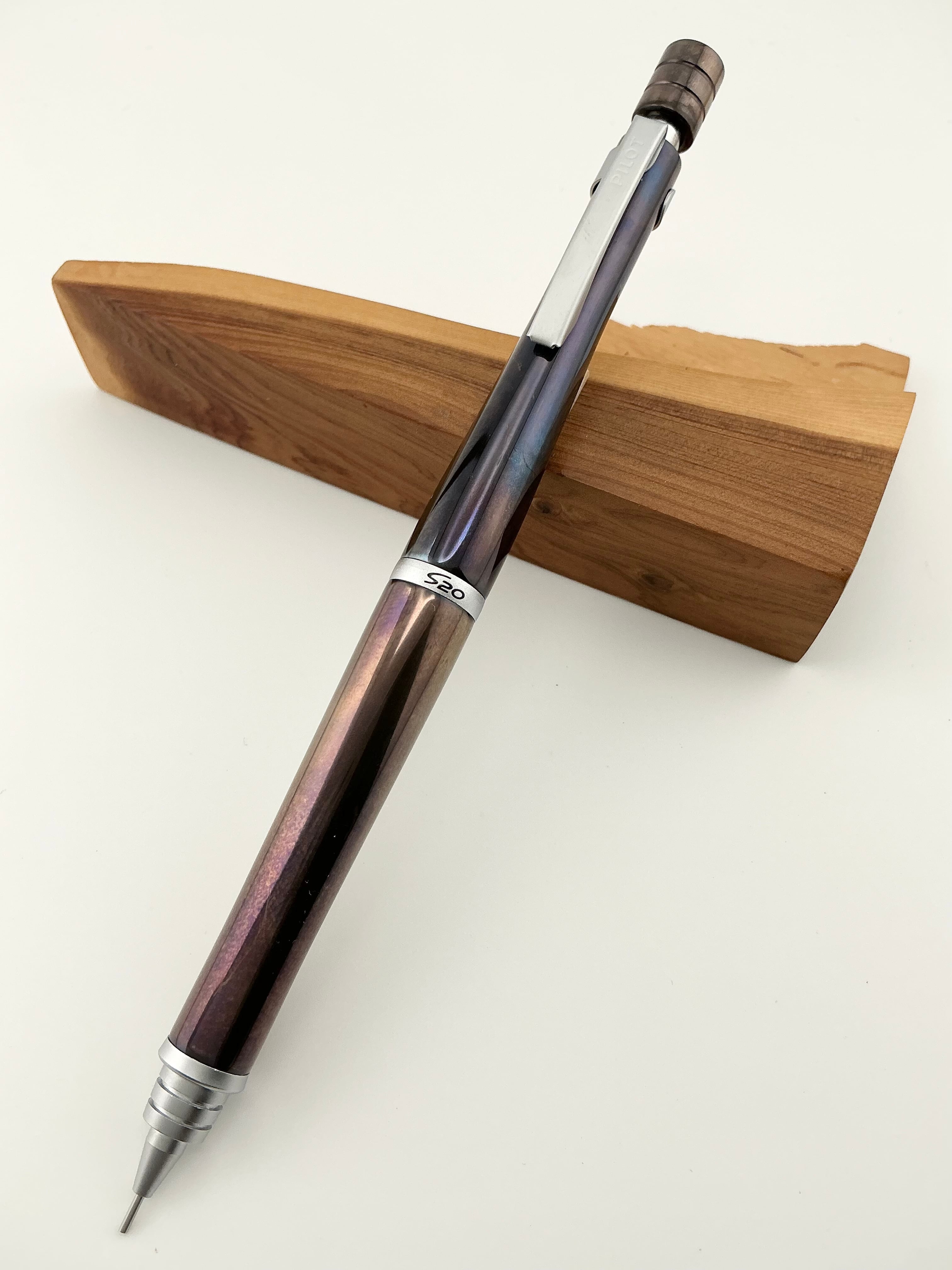 PILOT S20 酸化真鍮カスタム 0.5mm シャーペン | 蒼天クラフト
