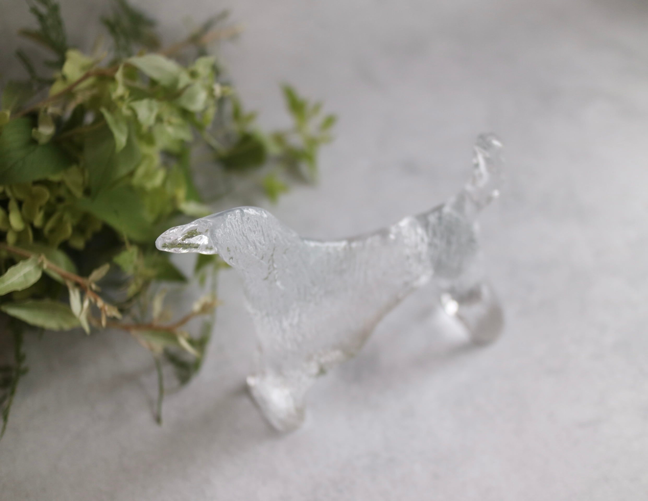 Kosta Boda / Kennel アフガンハウンド ガラスのオブジェ No.5389