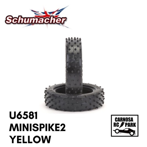【Schumacher シューマッカー】MiniSpike2[ミニスパイク2]Standard Yellow Slim[U6581]
