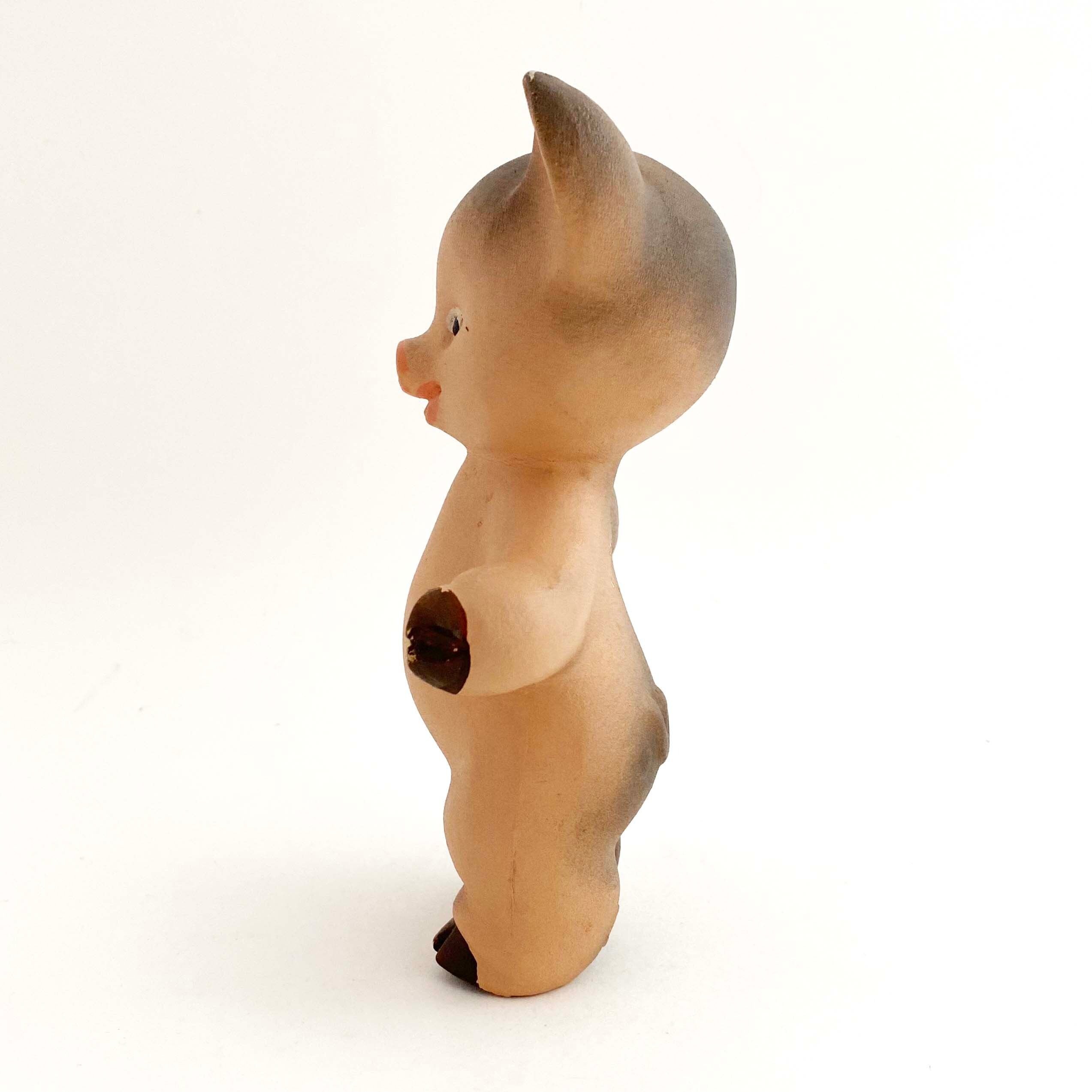 ソ連ビンテージ/ぶたゴム人形（笛なし）