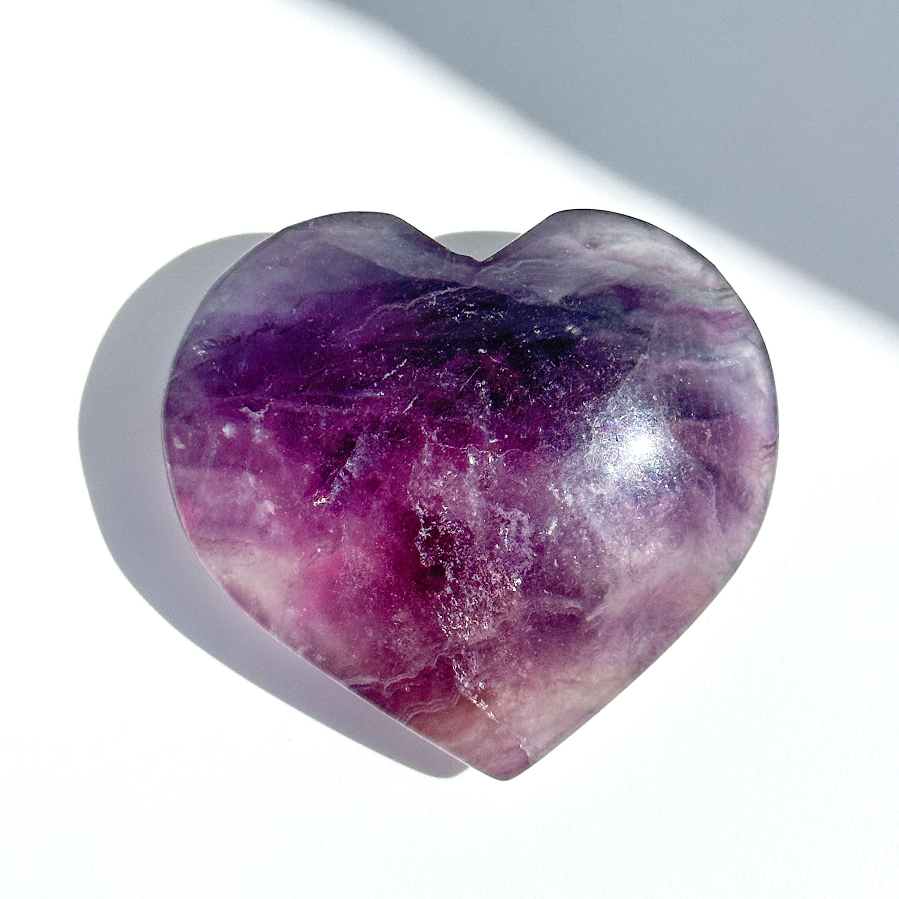 レインボーフローライト ハート33◇ Rainbow Fluorite ◇天然石・鉱物・パワーストーン・インテリア