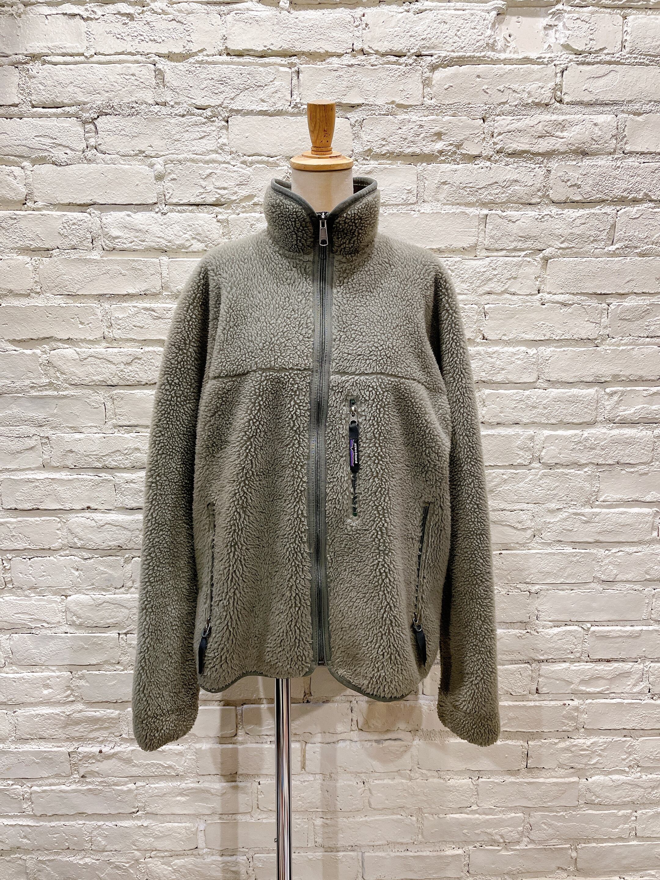 90年代 patagonia フリースジャケット レトロパイルカーディガン USA製 