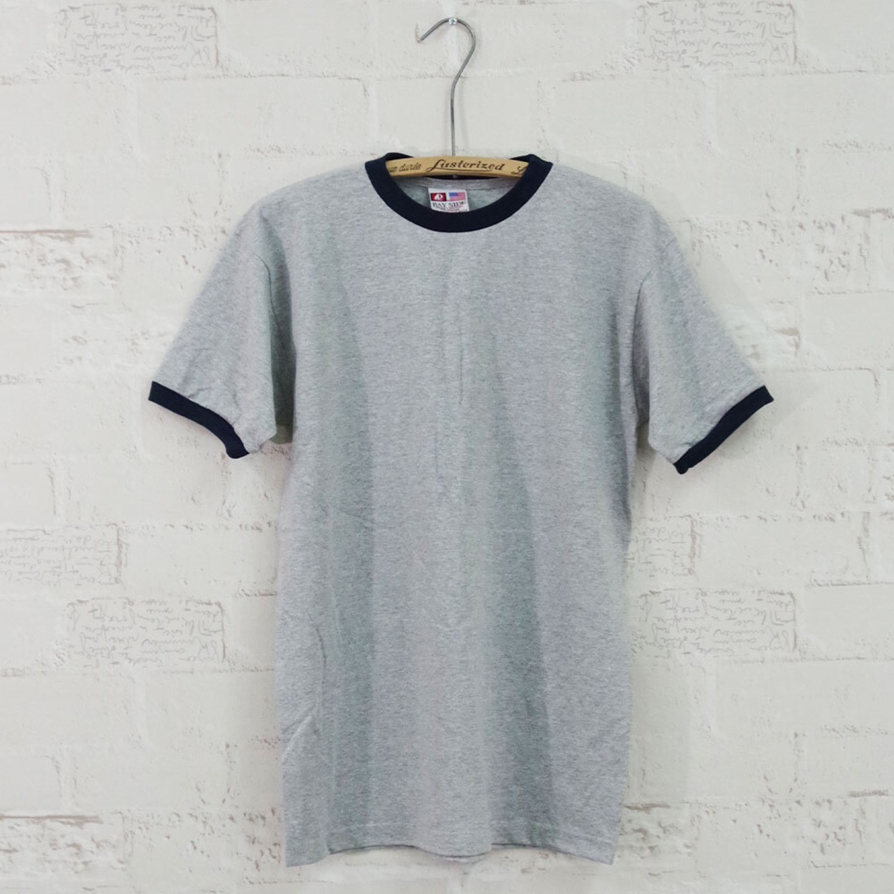 【BAYSIDE(ベイサイド)】Made In USA S/S RINGER CREW リンガークルー