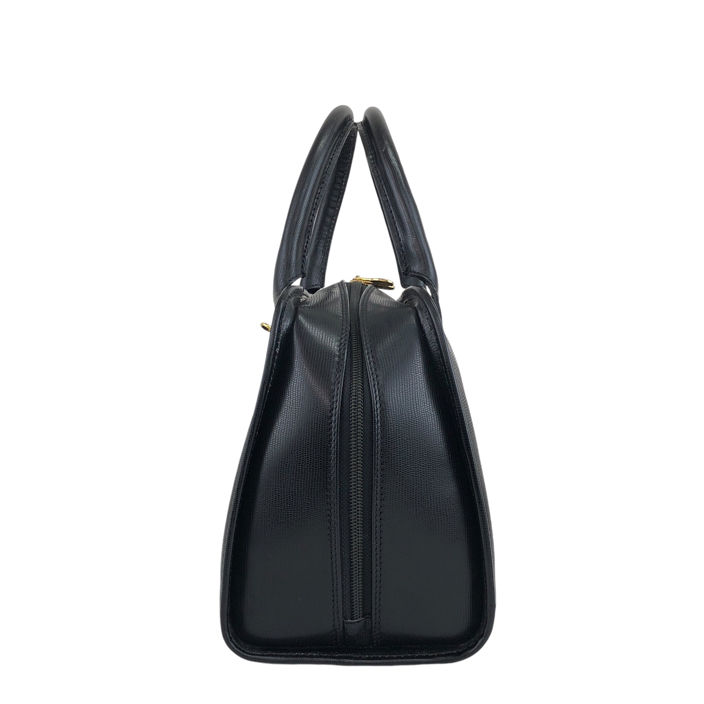 CELINE セリーヌ ショルダーバッグ ブラック サークルロゴ レザー ミニ