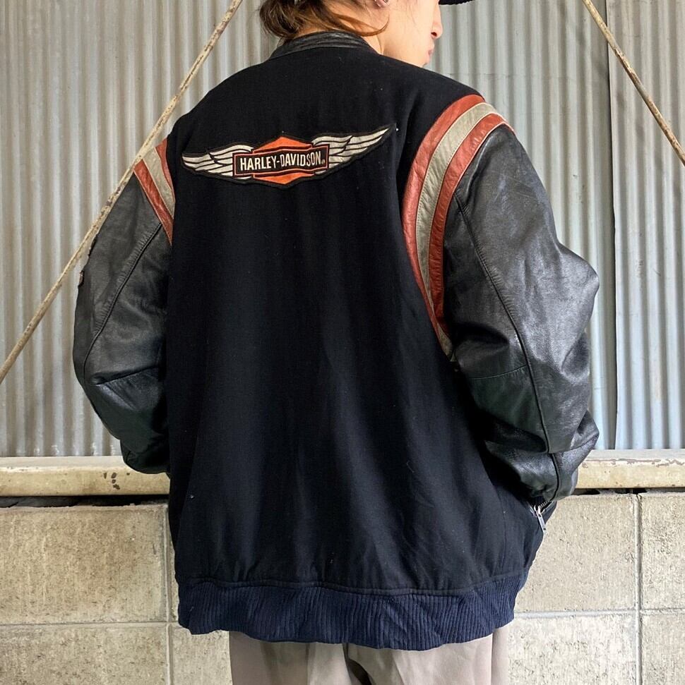 80年代 ビンテージ Harley-Davidson ハーレーダビッドソン ウール  