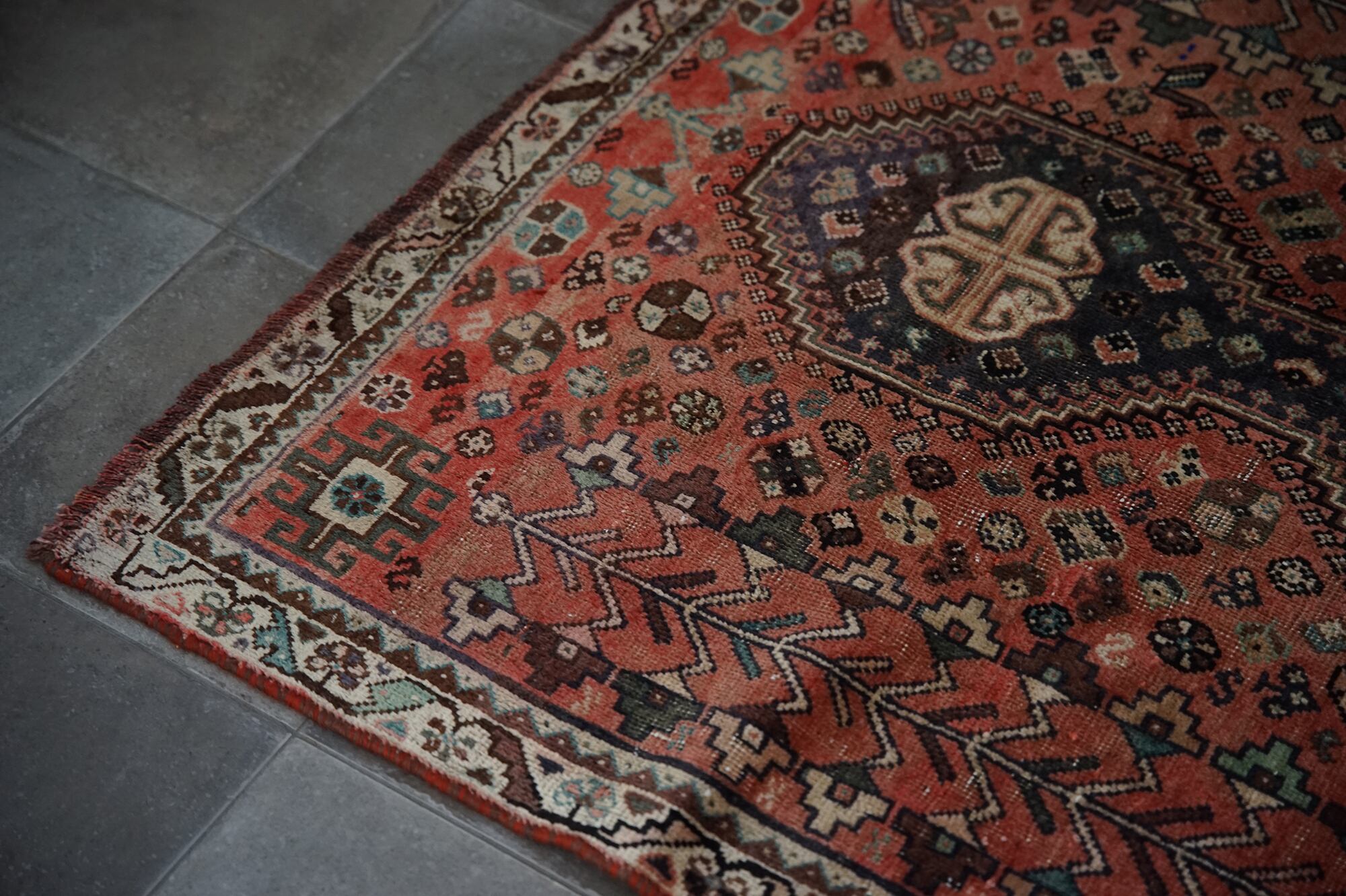 048 - Vintage  tribal rug