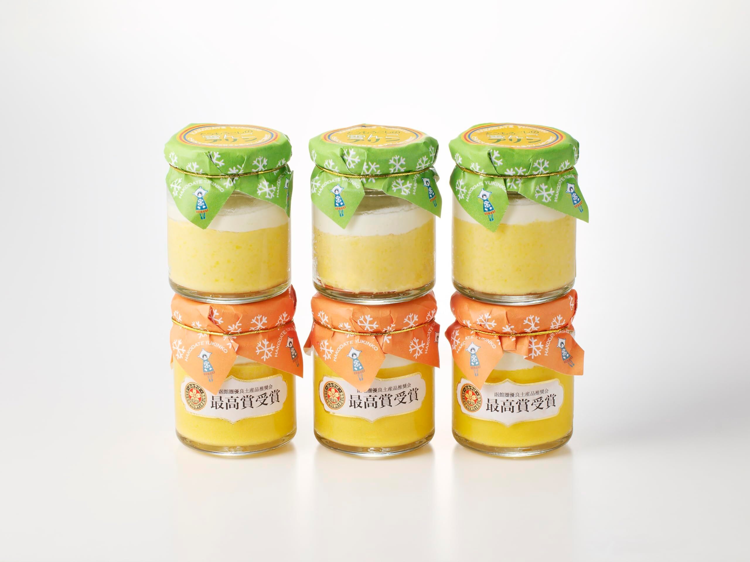 嘉福堂キッチン とうもろこしとカボチャの雪んこ プリン 2種×3個入