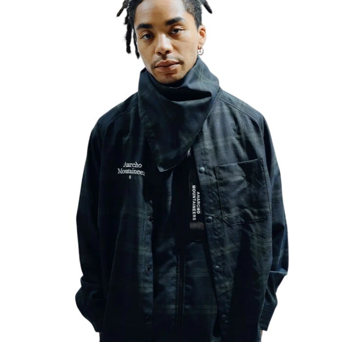 MOUNTAIN RESEARCH (ﾏｳﾝﾃﾝﾘｻｰﾁ)- Merino Bandana MTR4305 Black Watch