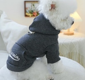犬服 フード付きパーカー Mサイズ 小型犬用