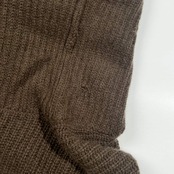 カシミヤ100% BANANA REPUBLIC バナナ・リパブリック タートルネック 七分袖 ニット ワンピース XS/ブラウン系 レディース