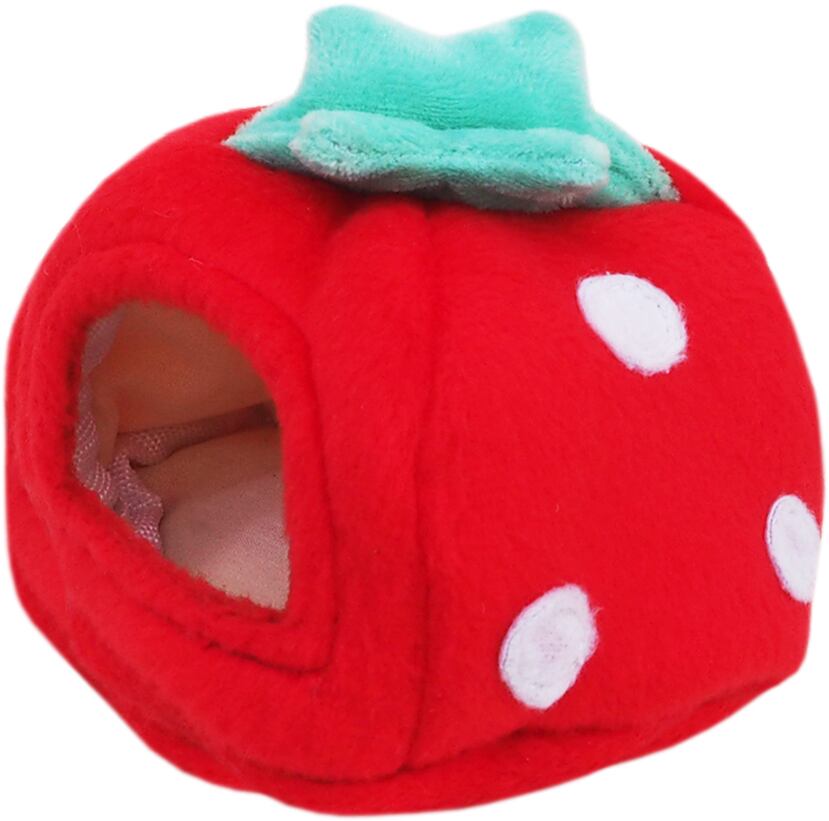 【小動物】ミニいちごハウス レッド/ピンク