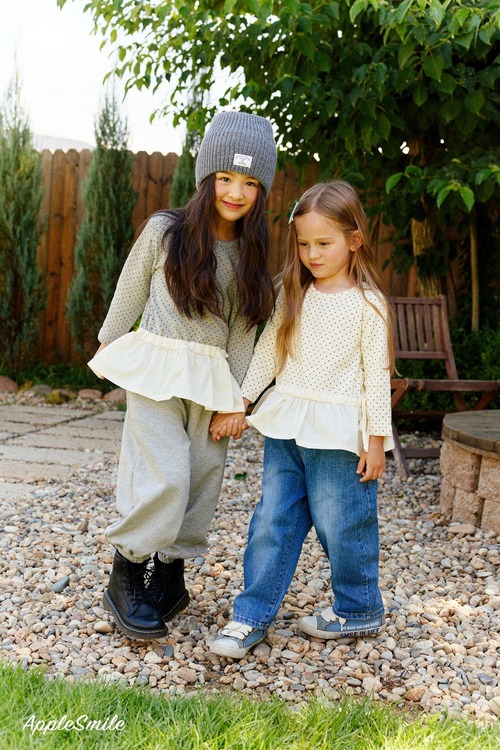 apple smile［取寄］dot frill tee 26autumn