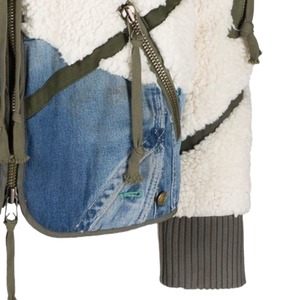 【GREG LAUREN】IVORY SHERPA / OVERALL MODERN FLIGHT(IVORY)