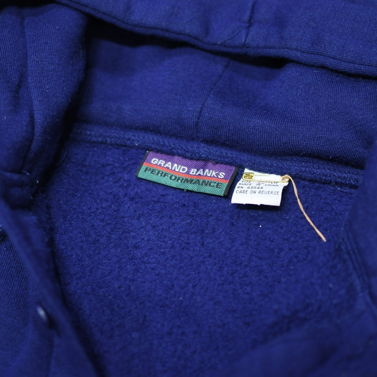 switching design 3 tone henry neck hoodie