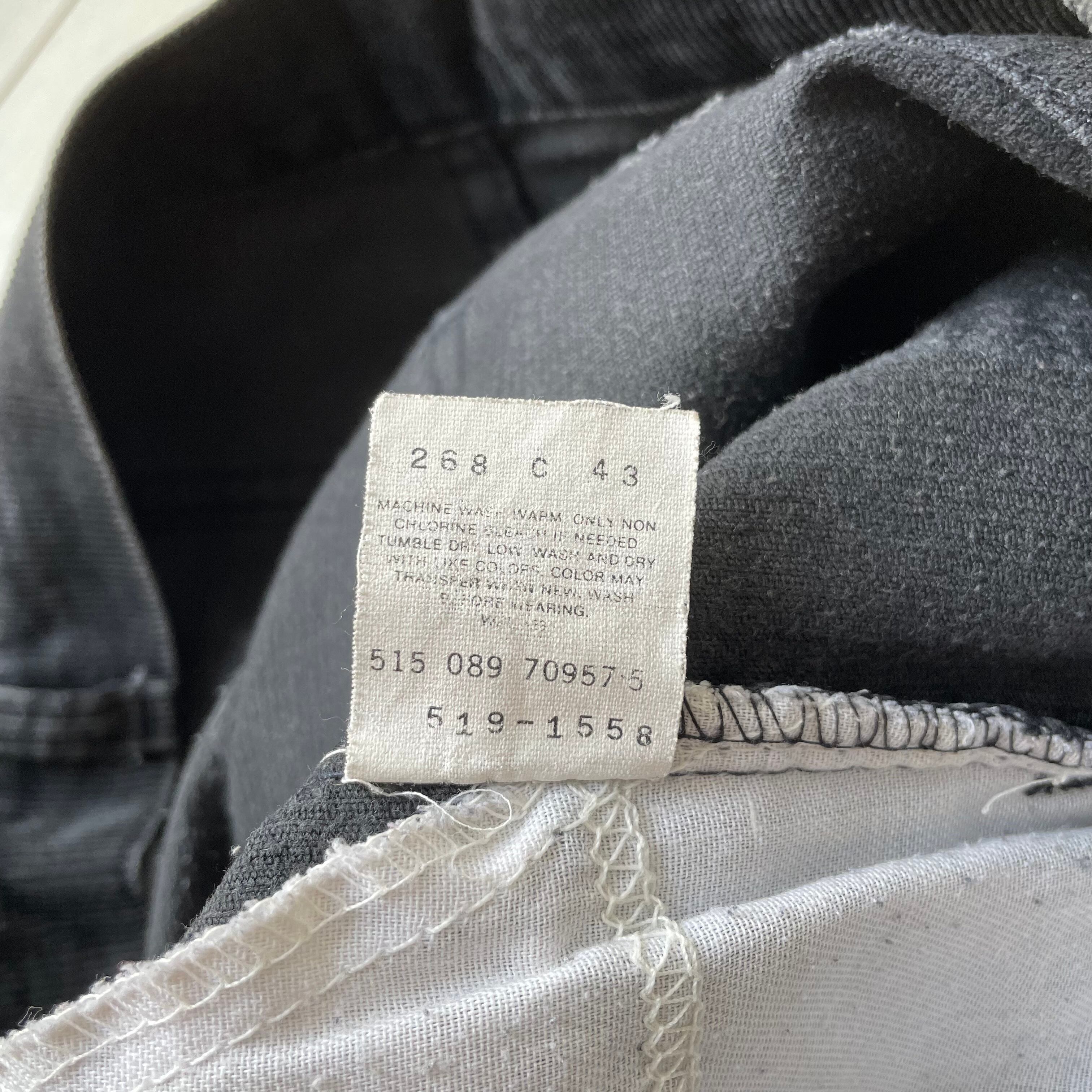 w34 USA製 80s 90s 黒 Levi's 519-1558 ブラックコーデュロイ