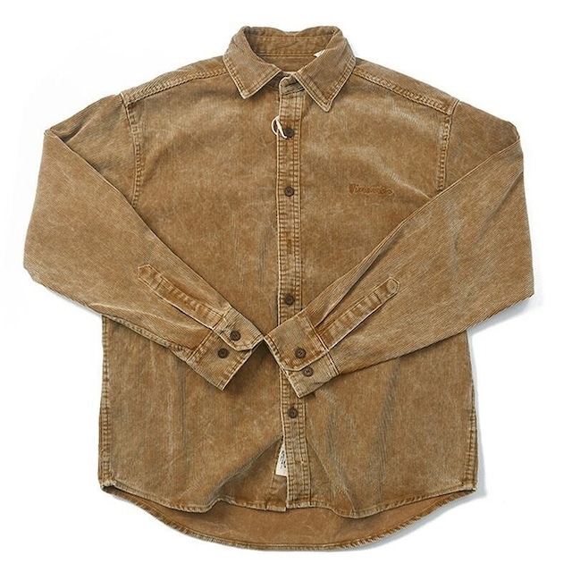 Corduroy logo shirt 21217
